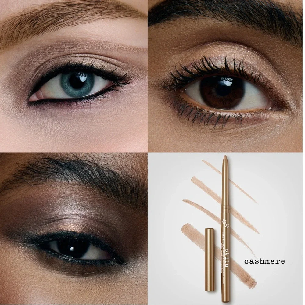 Stila CASHMERE Liner Stay All Day Smudge & Set Waterproof Gel Liner Gold NIB